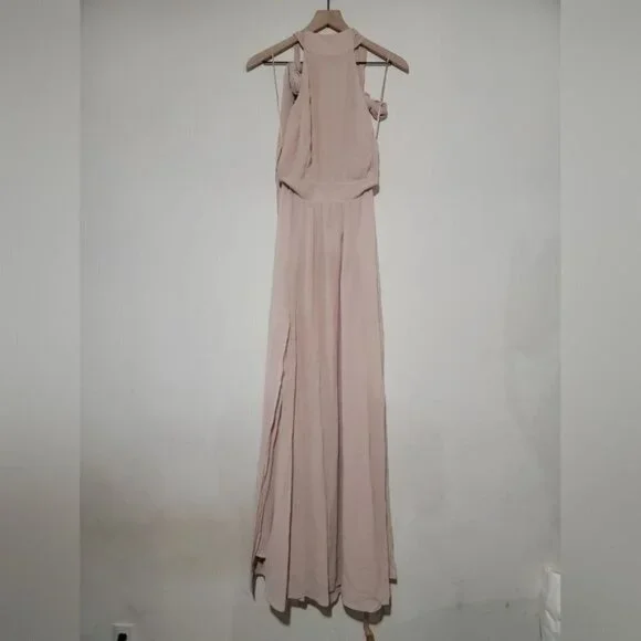 Reformation Andee Champagne Dress - Picture 2 of 7